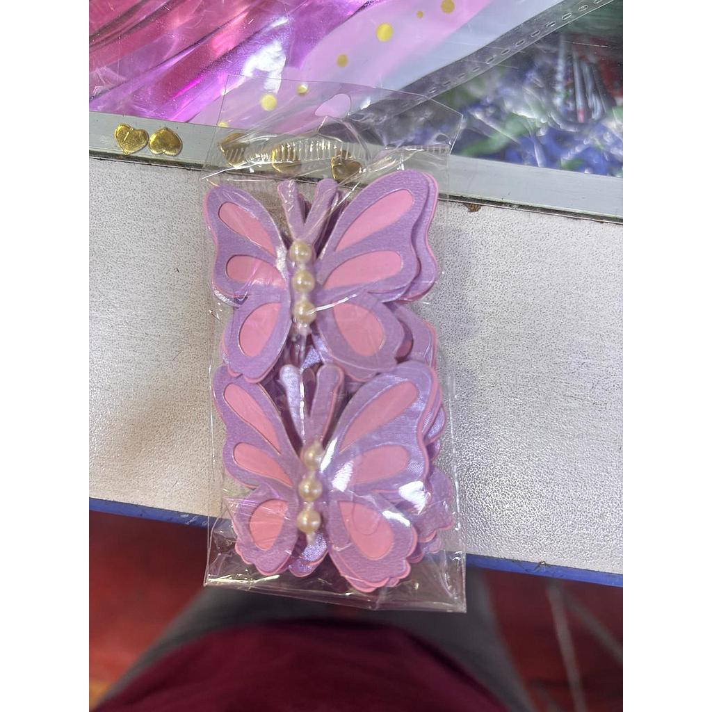 Mariposa Bebé Doble x 10 Unds