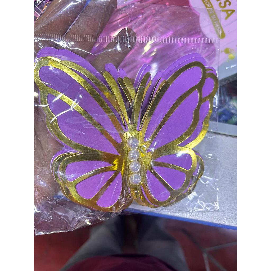 Mariposa Grande Doble x 10 Unds