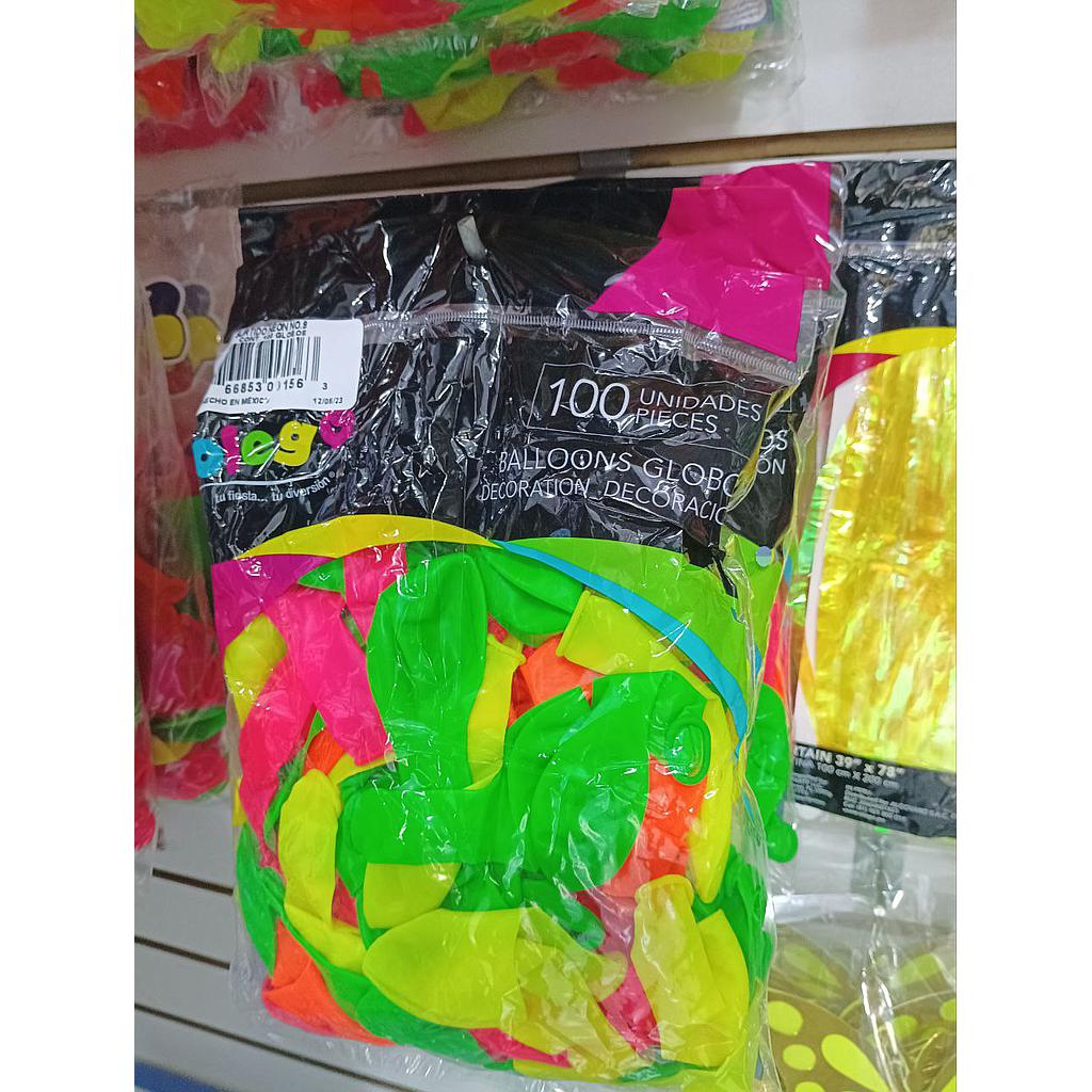 Bolsa De Globo  #9 x 100 Und  