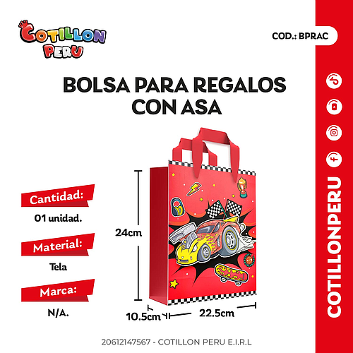 Bolsa Para Regalos x 1 Und